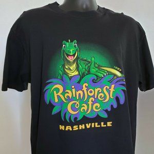 Rainforest Cafe Nashville T-Shirt XL Iggy Iguana